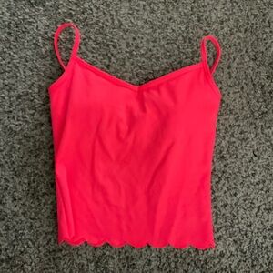 Lilly Pulitzer Pink Fitted Crop Camisole Top